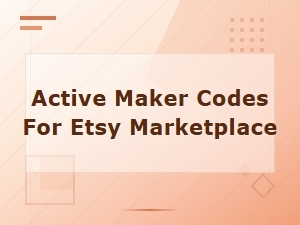 Active Etsy Maker Codes – Verified Marketplace Promo Codes & Discounts
