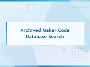Expired Maker Code Archive Database Search